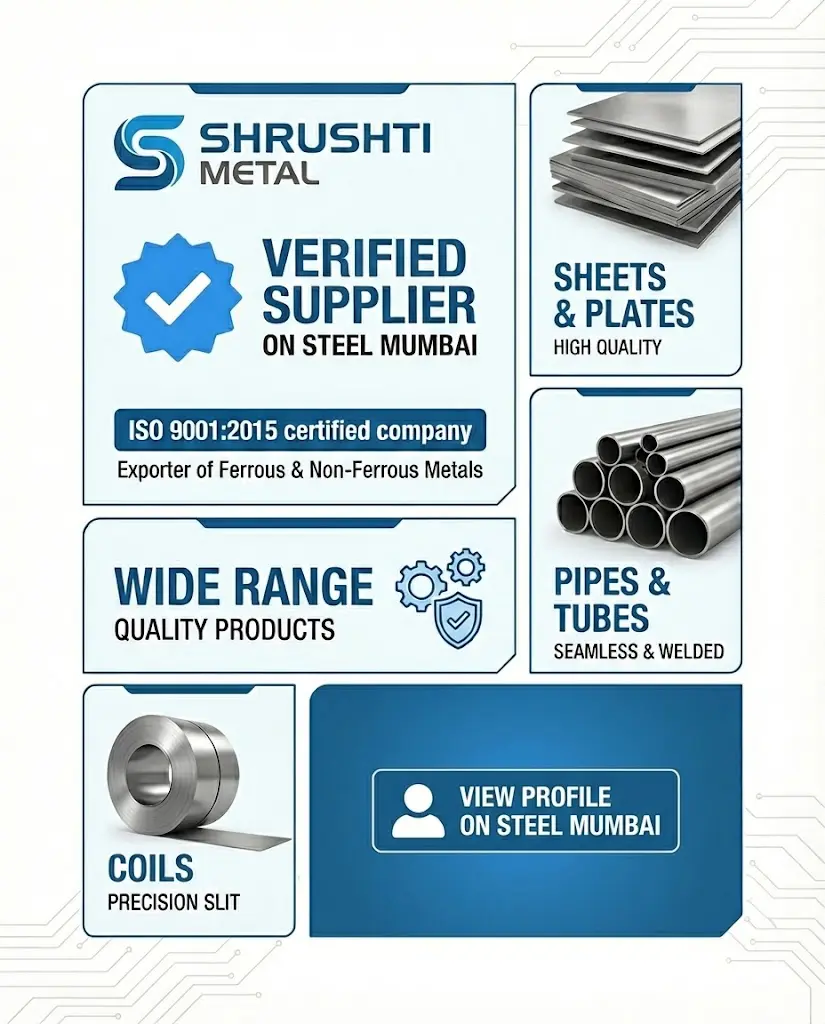 shrushti metal profile on steel mumbai